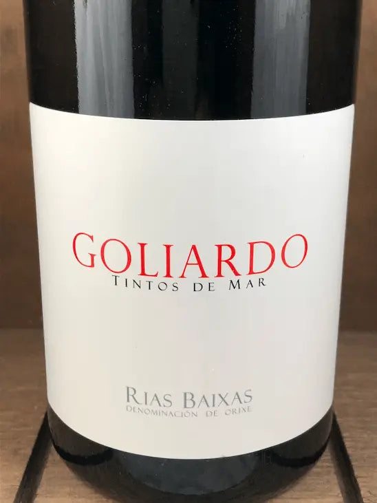 Vino tinto de mar gallego Goliardo