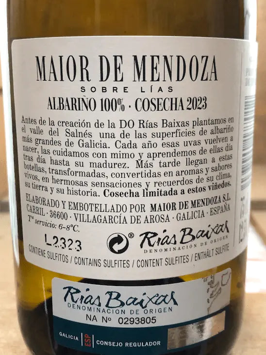 Maior de mendoza lías