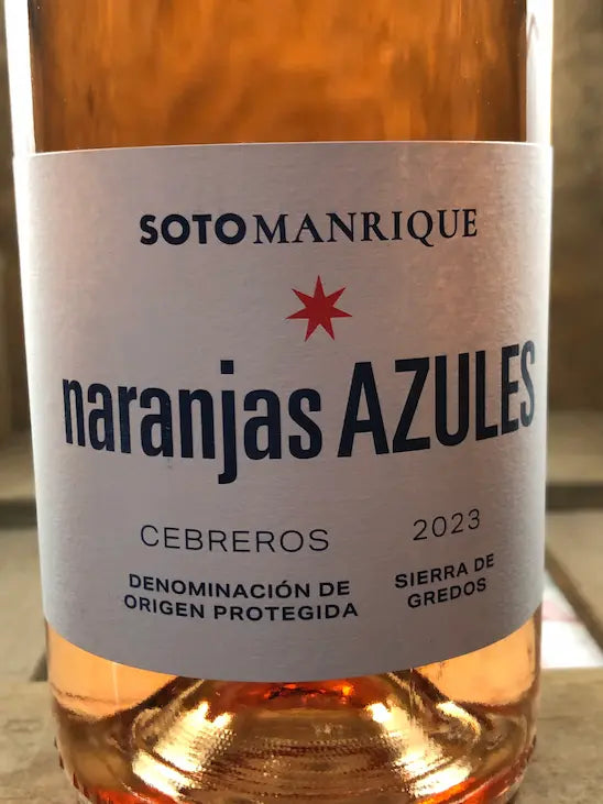 Vino rosado naranjas azules Gredos