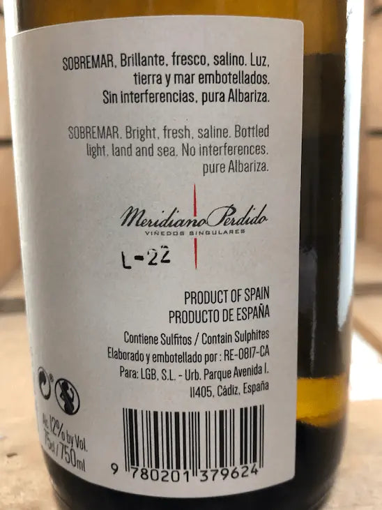 Vino de pasto sobremar albariza