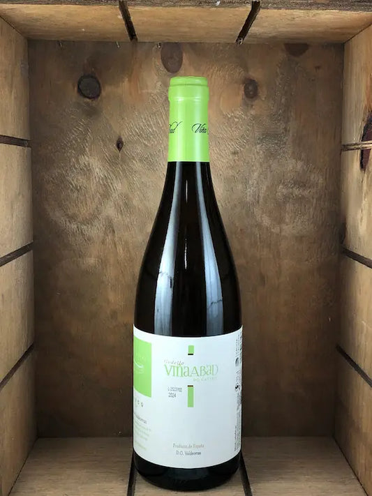 Botella de vino de Godello viña Abad