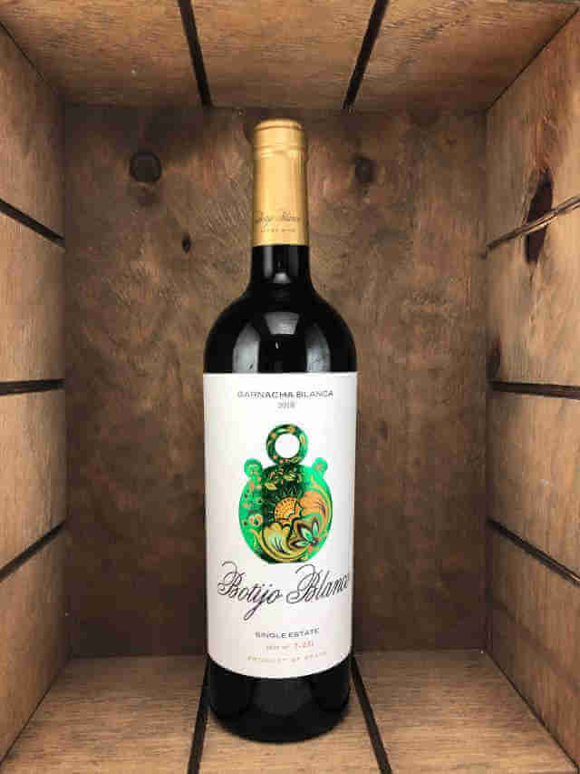 Botella de botijo blanco