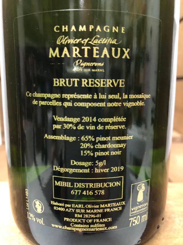 Contra Champagne Marteaux