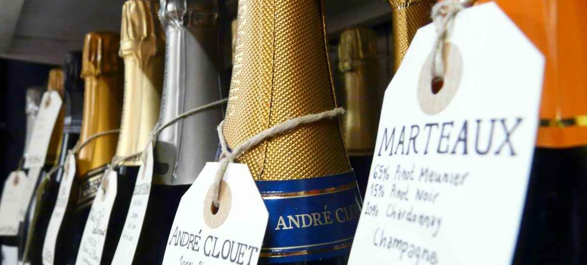 Botella de Champagne en Bodegas Trigo. Compra Champagne en Madrid centro