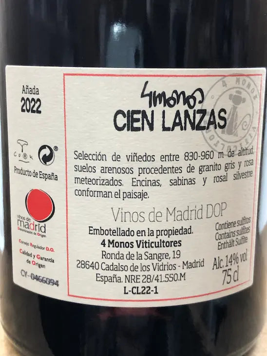 Vino 4 monos cien lanzas