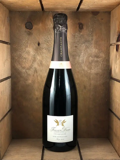 Botella de champagne rose fallet dart