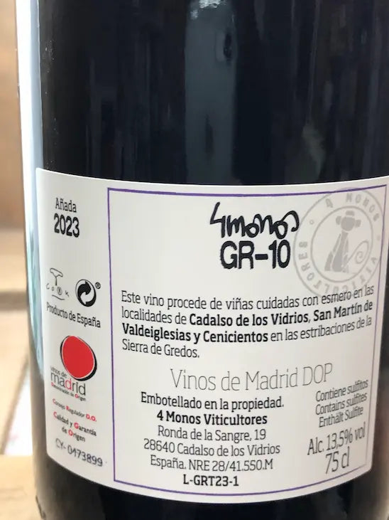 4monos vino de Madrid GR10