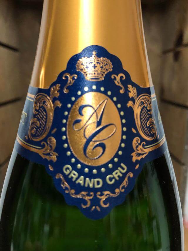Etiqueta Grand Cru Andre Clouet champagne