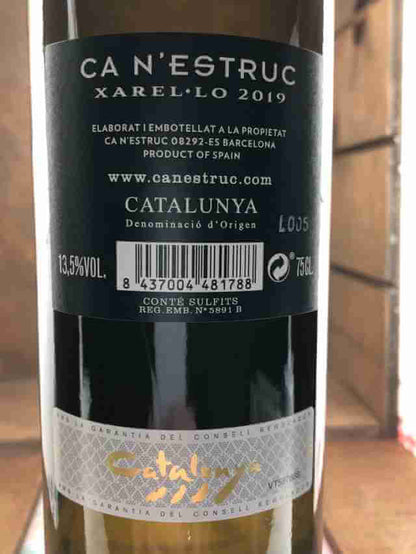 Contra de botella Ca N´estruc Xarello