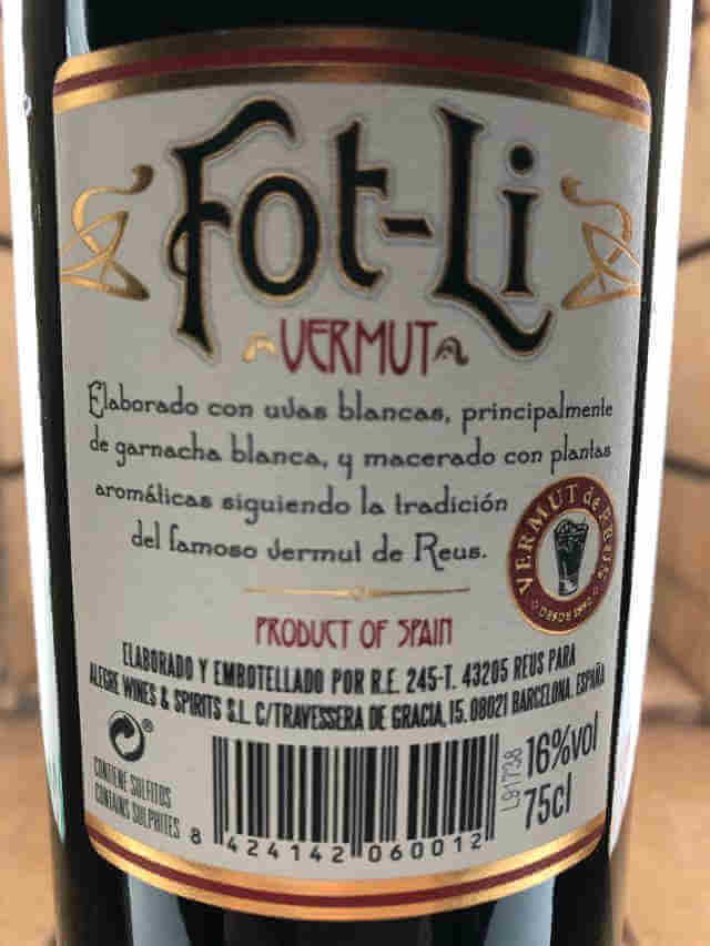 Vermut Fot-li Contraetiqueta