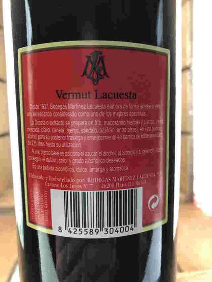 Vermut la cuesta rojo contra