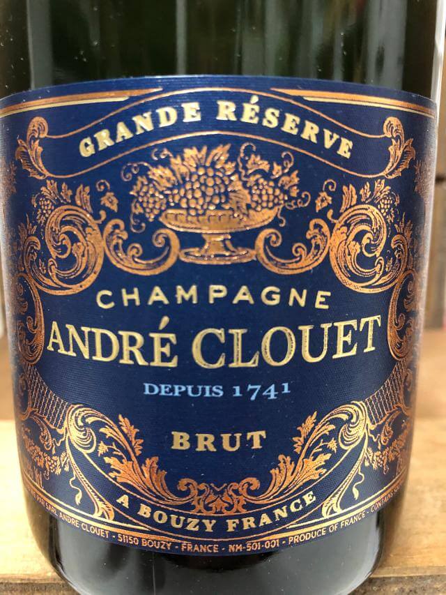 Etiqueta Champagne Andre Clouet