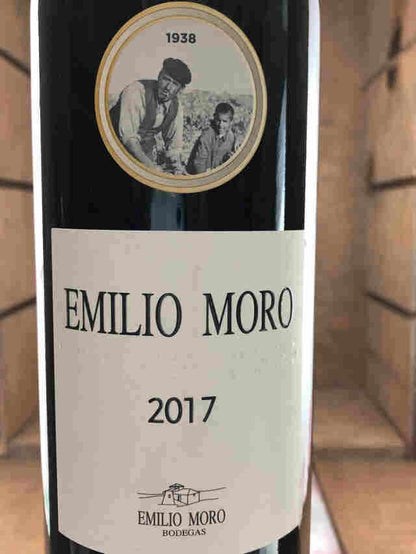 Etiqueta de Botella de Emilio Moro crianza