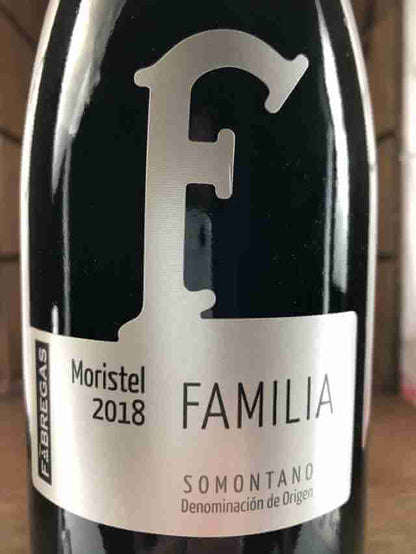 Etiqueta de Fábregas Moristel