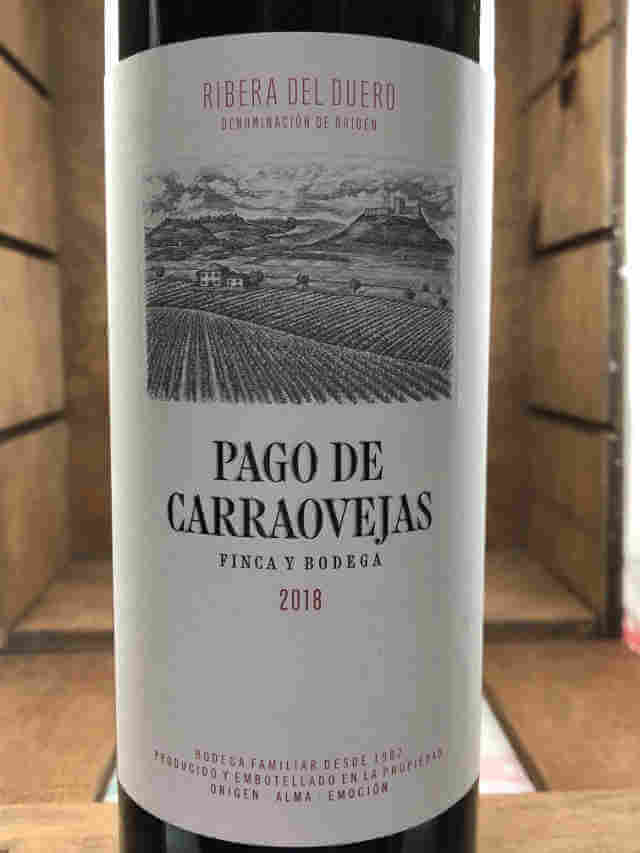 Etiqueta de Botella de Pago de Carraovejas