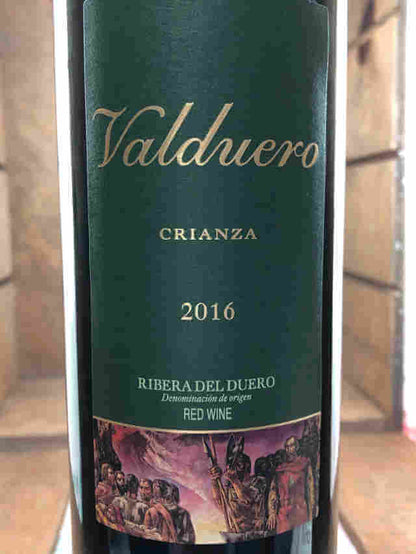 Etiqueta de Botella de Valduero crianza
