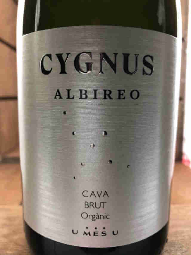 Etiqueta de Botella de Cygnus Albireo brut
