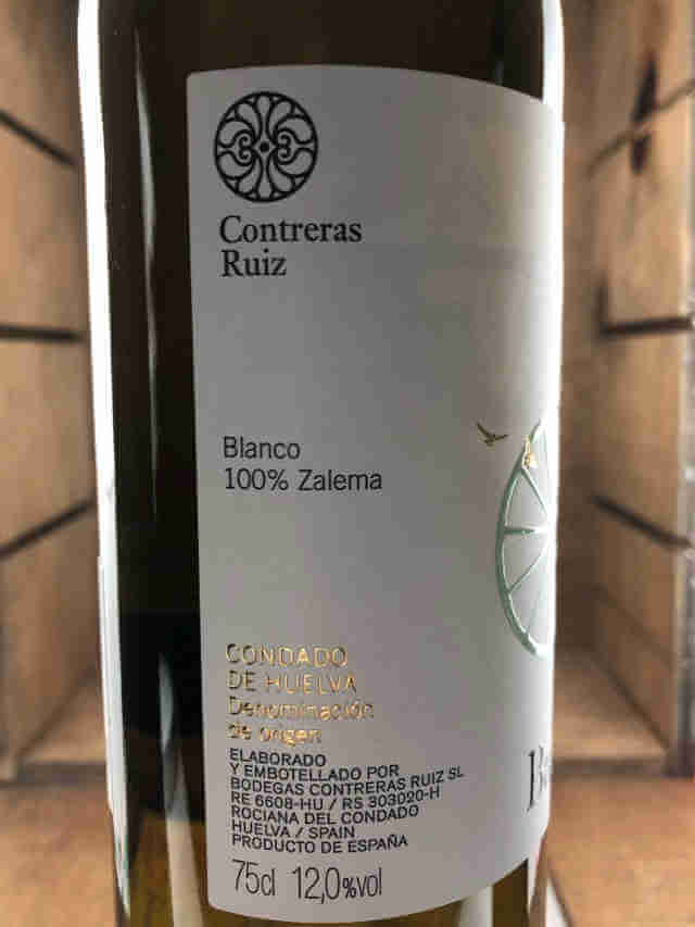 etiqueta de botella viña barredero