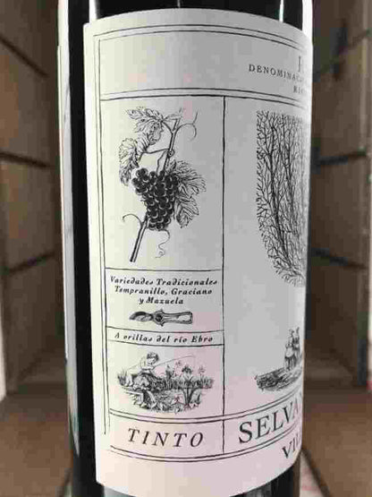 Lateral derecho etiqueta de Selvanevada