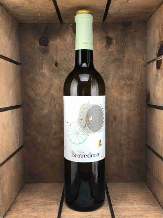 Botella de viña barredero