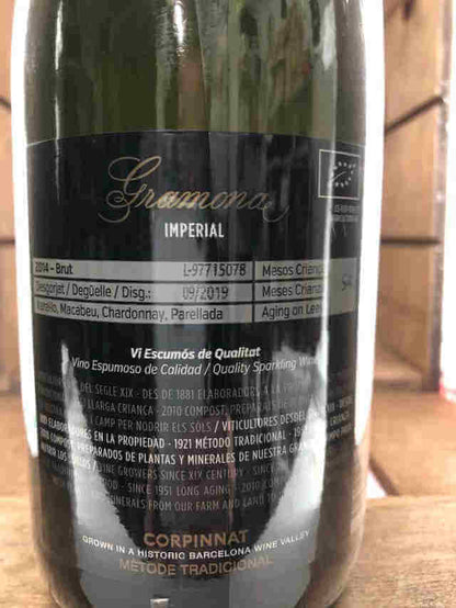 contra de Botella de Gramona Imperial