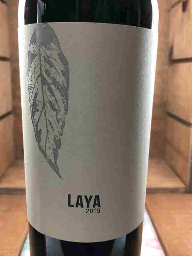 Etiqueta de Botella de vino Laya Almansa