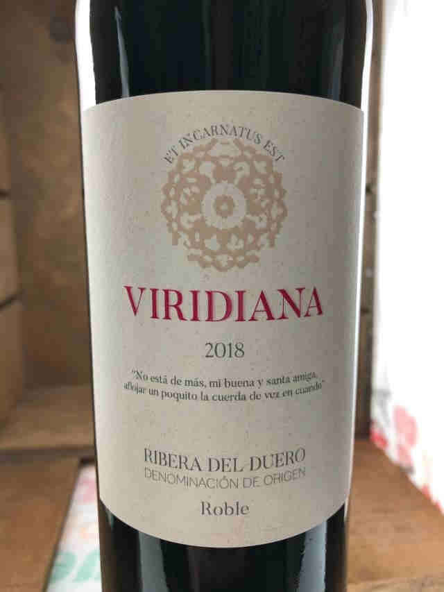 etiqueta vino viridiana