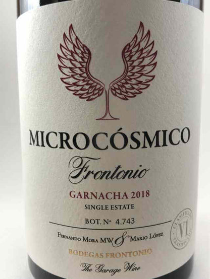 Etiqueta de microcósmico Garnacha